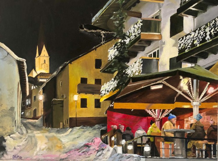 Austrian Cafe in Winter