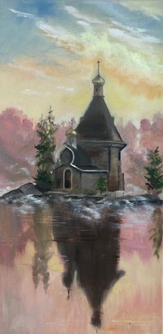 Russian Church in Winter